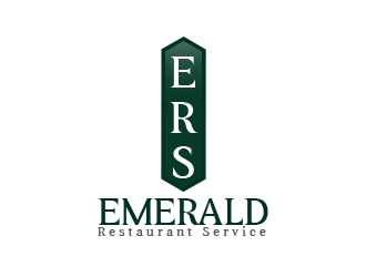 Emerald Restaurant Services logo design by Manolo