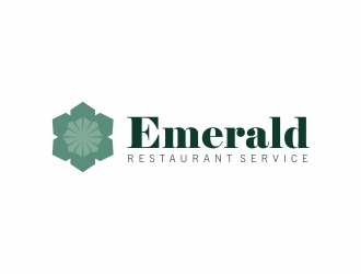 Emerald Restaurant Services logo design by Ibrahim