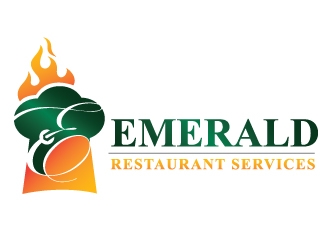 Emerald Restaurant Services logo design by REDCROW