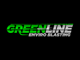 Greenline Enviro Blasting  logo design by fastsev