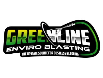 Greenline Enviro Blasting  logo design by Eliben