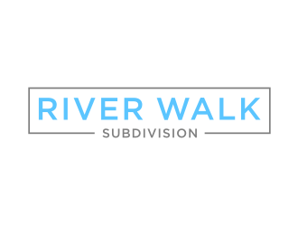 River Walk Subdivision logo design by restuti