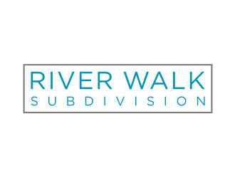 River Walk Subdivision logo design by restuti