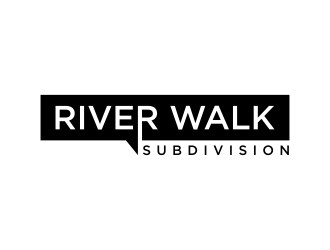 River Walk Subdivision logo design by ammad