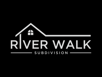 River Walk Subdivision logo design by Mahrein