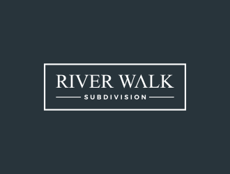 River Walk Subdivision logo design by Devian