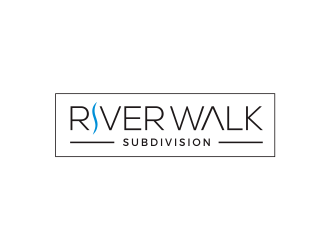 River Walk Subdivision logo design by kimora