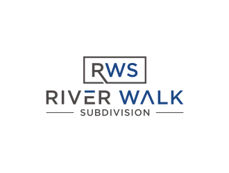 River Walk Subdivision logo design by asyqh