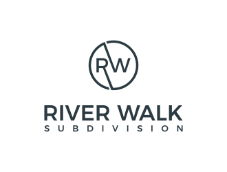 River Walk Subdivision logo design by Devian