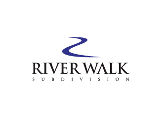 River Walk Subdivision logo design by kimora
