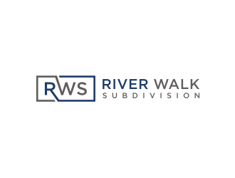 River Walk Subdivision logo design by asyqh