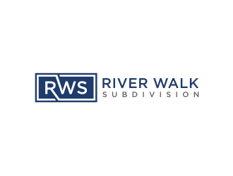River Walk Subdivision logo design by asyqh