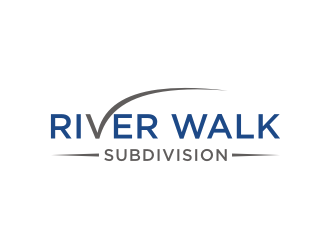 River Walk Subdivision logo design by asyqh