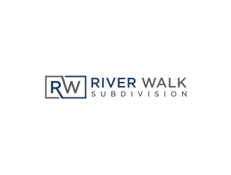 River Walk Subdivision logo design by asyqh
