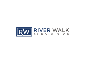 River Walk Subdivision logo design by asyqh