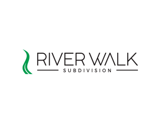 River Walk Subdivision logo design by kimora
