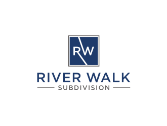 River Walk Subdivision logo design by asyqh