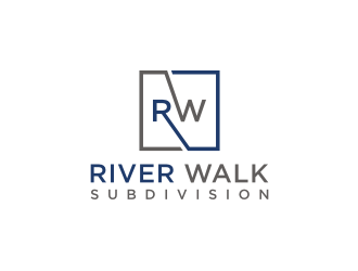 River Walk Subdivision logo design by asyqh
