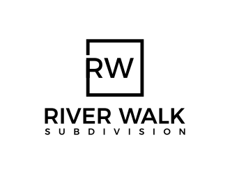 River Walk Subdivision logo design by Devian