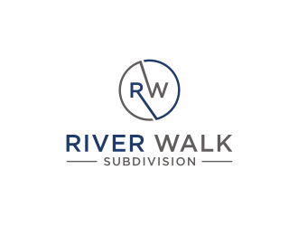 River Walk Subdivision logo design by asyqh
