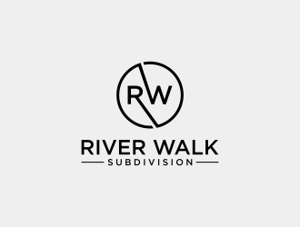 River Walk Subdivision logo design by RIANW