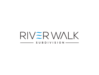 River Walk Subdivision logo design by kimora