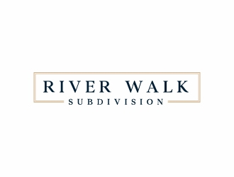 River Walk Subdivision logo design by Janee