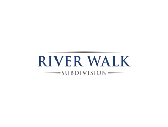 River Walk Subdivision logo design by asyqh