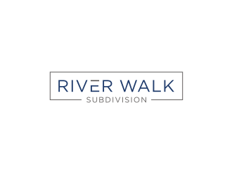 River Walk Subdivision logo design by asyqh