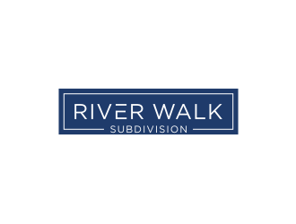 River Walk Subdivision logo design by asyqh