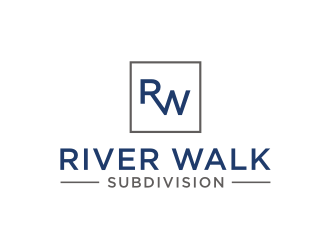 River Walk Subdivision logo design by asyqh