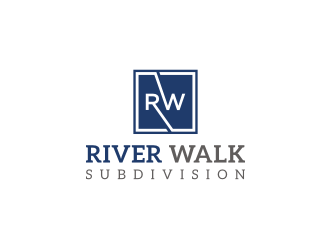 River Walk Subdivision logo design by asyqh