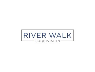River Walk Subdivision logo design by asyqh