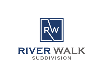 River Walk Subdivision logo design by asyqh
