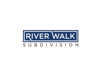 River Walk Subdivision logo design by asyqh