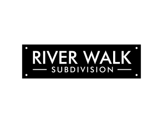 River Walk Subdivision logo design by ammad