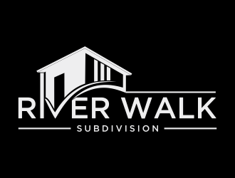 River Walk Subdivision logo design by Mahrein