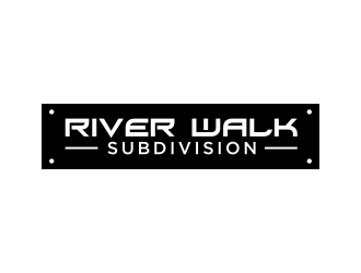 River Walk Subdivision logo design by ammad