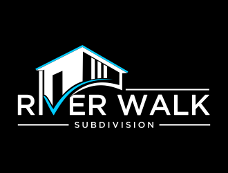 River Walk Subdivision logo design by Mahrein