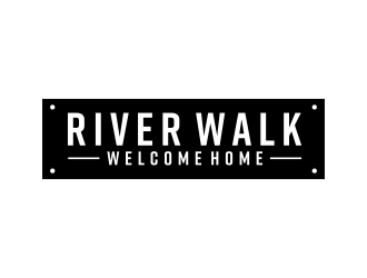 River Walk Subdivision logo design by ammad