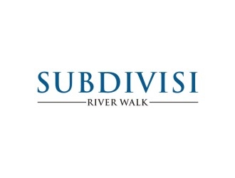 River Walk Subdivision logo design by sabyan