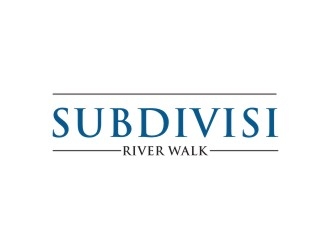 River Walk Subdivision logo design by sabyan