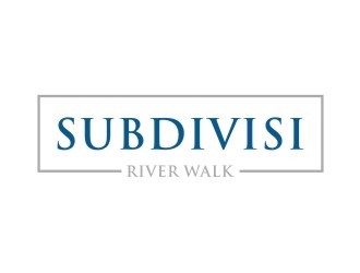 River Walk Subdivision logo design by sabyan
