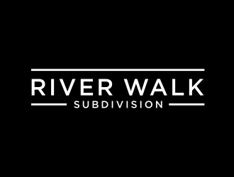 River Walk Subdivision logo design by ammad