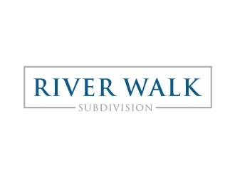 River Walk Subdivision logo design by sabyan