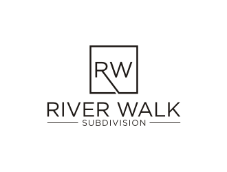 River Walk Subdivision logo design by blessings