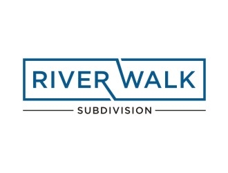 River Walk Subdivision logo design by sabyan