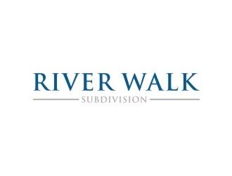 River Walk Subdivision logo design by sabyan