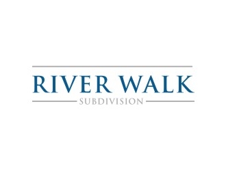River Walk Subdivision logo design by sabyan