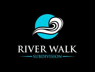 River Walk Subdivision logo design by hopee